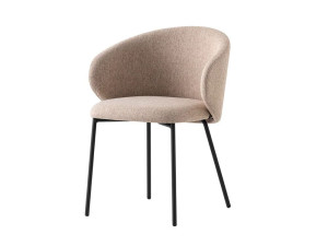 Мягкий стул с металлическими ножками