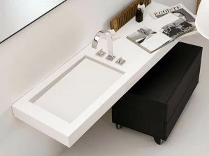 A Накладная раковина на столешницу  овальная Inbani