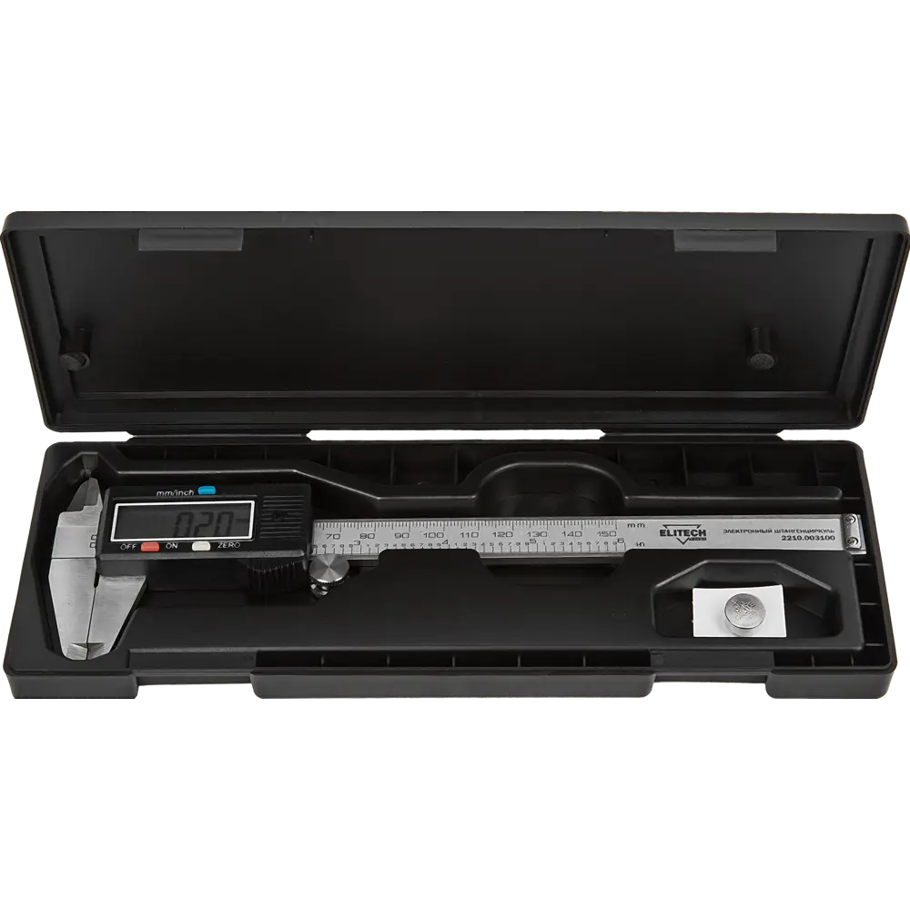 Штангенциркуль цифровой Elitech Promo 2210.003100 150 мм STLM-2167843 - Вид №2
