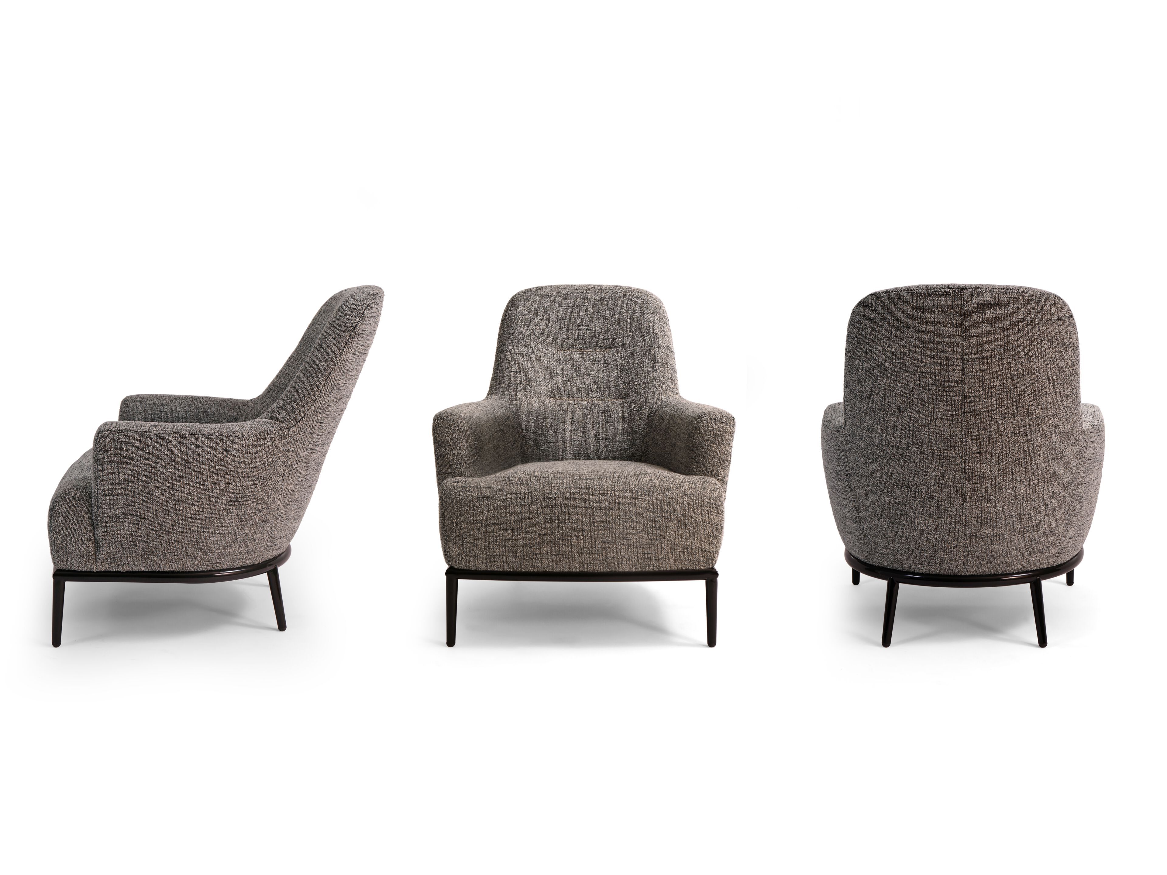 Тканевое кресло с подлокотниками Borzalino ESME ARCH-00119221 - Вид №3