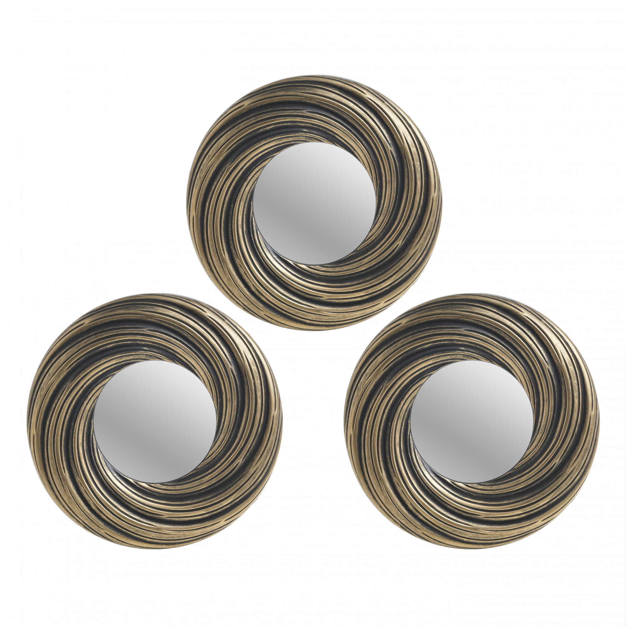 3895290.0035 ЗЕРКАЛО НАСТЕННОЕ, НАБОР 3 ШТ TO4ROOMS 