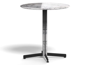 Круглый мраморный стол со спицами