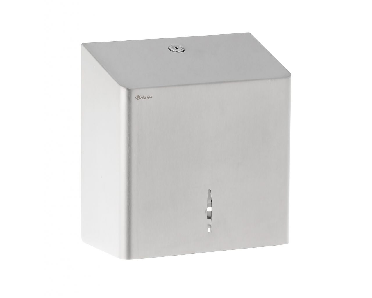 BSM203 Держатель рулона туалетной бумаги STELLA R10 ADVANCED MINI матовая сталь Merida 