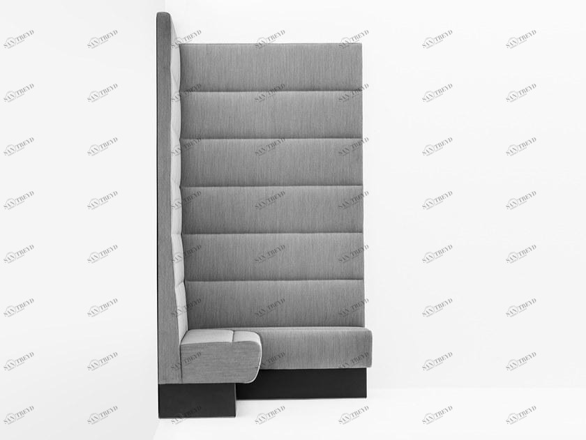 Pedrali Модульный угловой диван из ткани с высокой спинкой Modus Mda