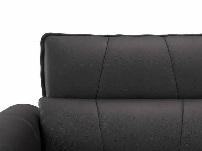 Кожаный диван с полуостровом Sofanella Adria ARCH-00046124 - Вид №10