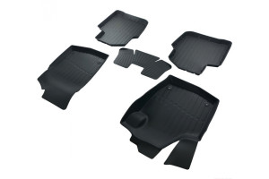 17428542 Резиновые коврики 3D PREMIUM в салон Volkswagen Polo 2020- низкий борт PR.NB.W.POL.20G.02061 SRTK