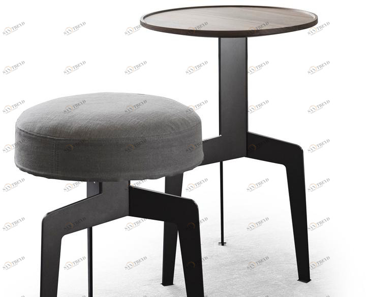 Vibieffe Круглый журнальный столик 9500 950006, 9500066 