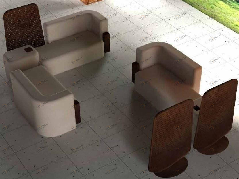 Manufatti Viscio Реконструированная каменная скамья D sun-id-1431703