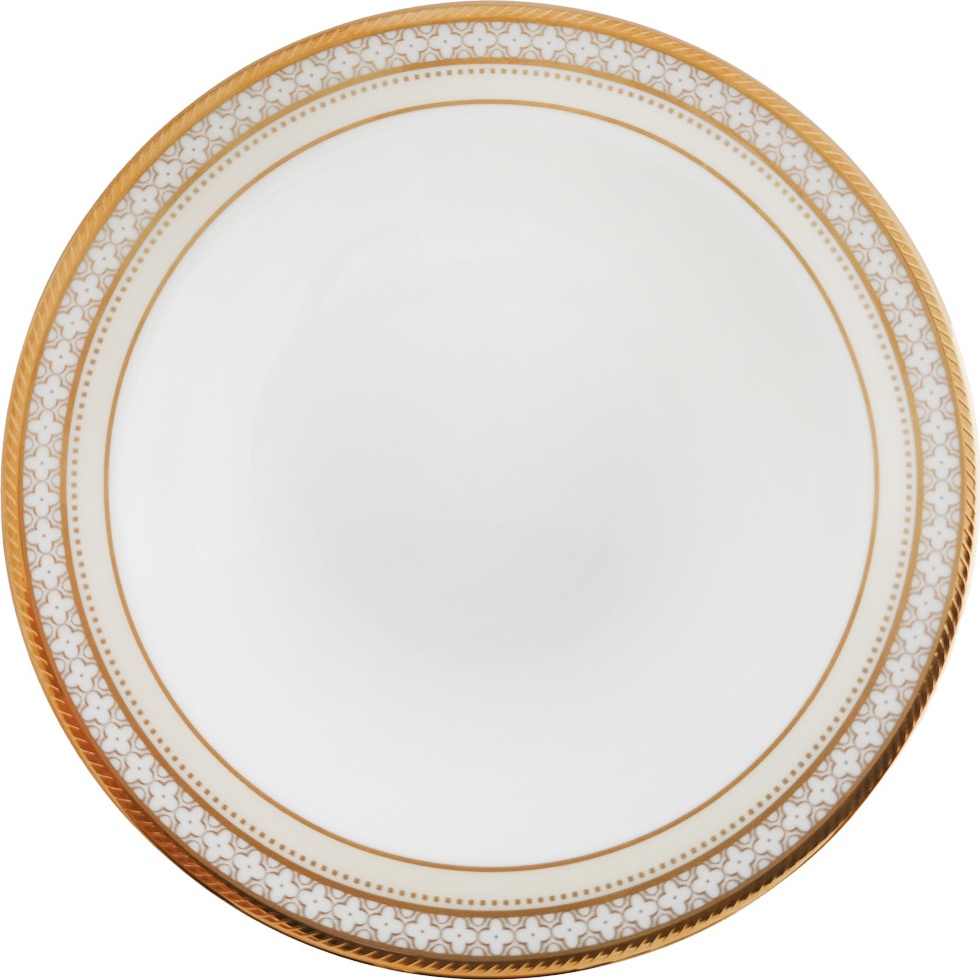 10644639 Noritake Чаша для десерта Noritake "Трефолио,золотой кант" 15,5см Фарфор, Керамика 