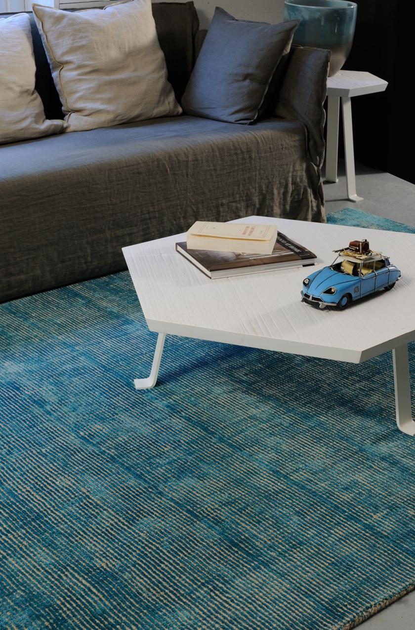 Toulemonde Bochart Однотонный коврик ручной работы Plain textured sun-id-1473347 - Вид №2