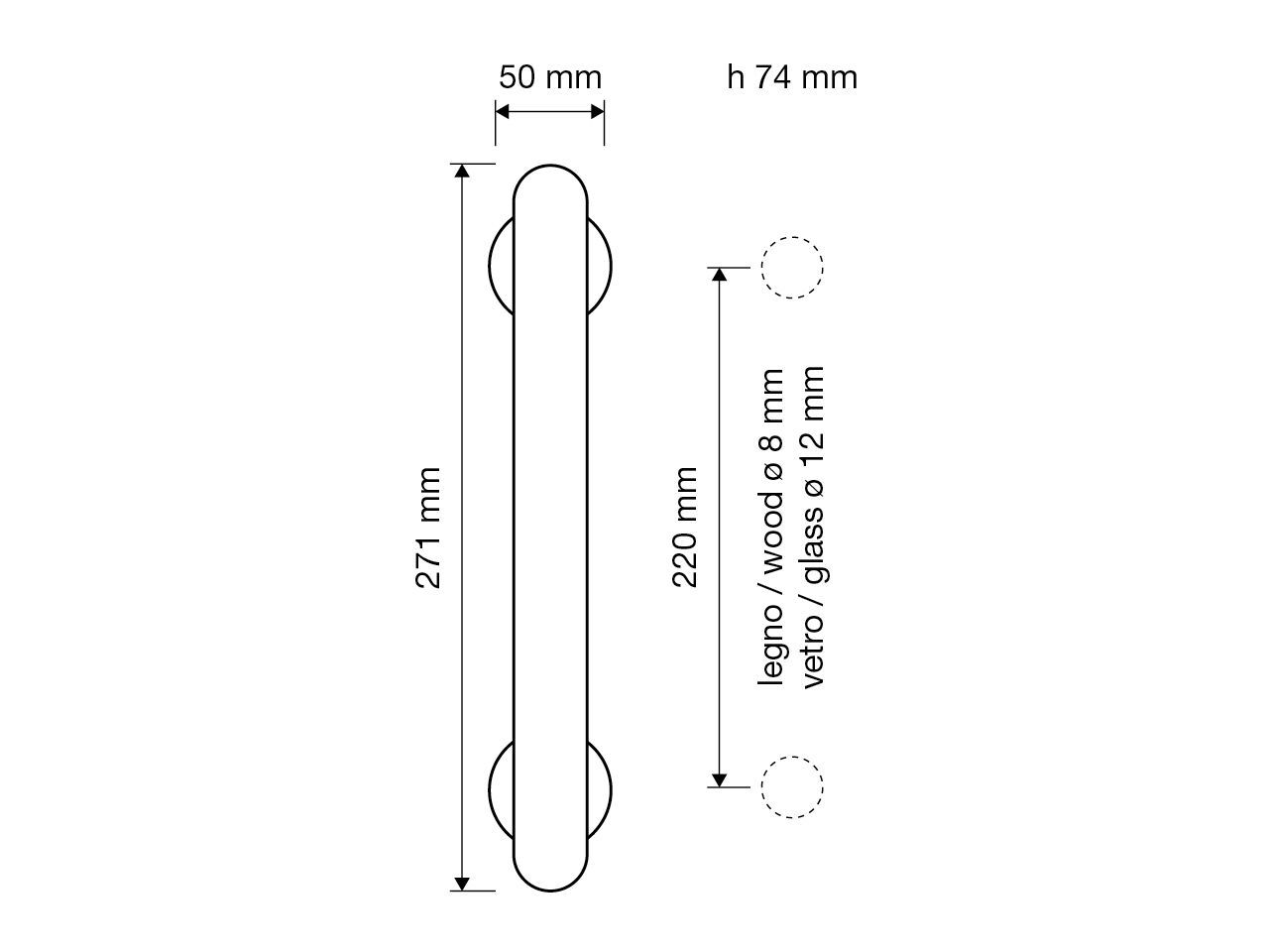 Латунная ручка с кристаллами Swarovski® LINEA CALI' мечта ARCH-00051660 - Вид №2