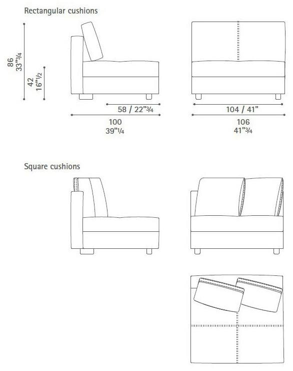 Poltrona Frau Модульный диван La collezione - divani e poltrone sun-id-1459157 - Вид №25