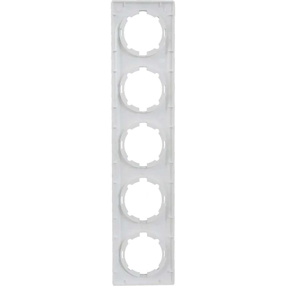 Рамка Florence от OneKeyElectro на 5 постов — классика в белом цвете 82126980 STLM-0019865 - Вид №2