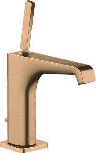 36100140 Смеситель для раковины 130, однорычажный, со стержневой ручкой и сливным гарнитуром AXOR CITTERIO E