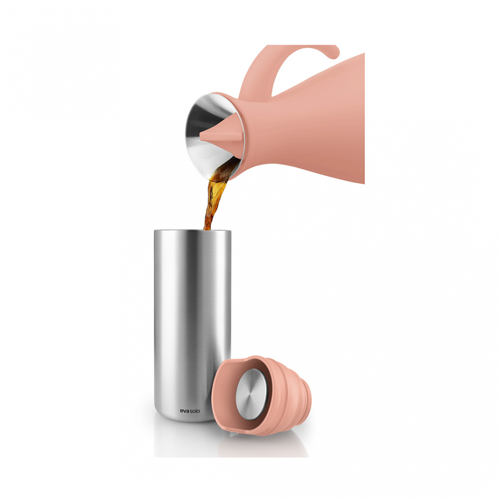 EVA SOLO 567080 Термос Urban To Go, 350 мл, персиковый Нержавеющая сталь, пластик  - Вид №3