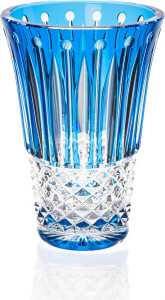 10614111 St. Louis Ваза St. Louis "Томиссимо" 28см (голубая) Хрусталь