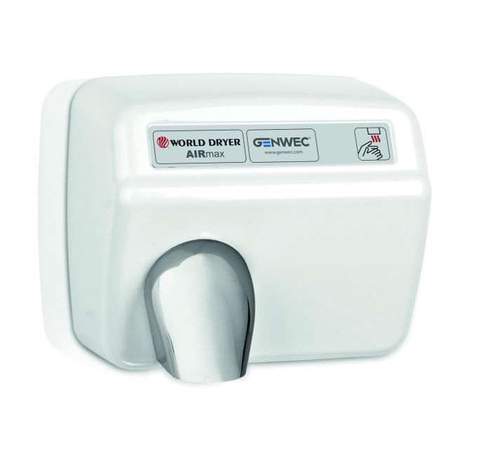 GW01 19 04 01 Genwec Модель A ручная сушилка для рук из сатинированной нержавеющей стали 