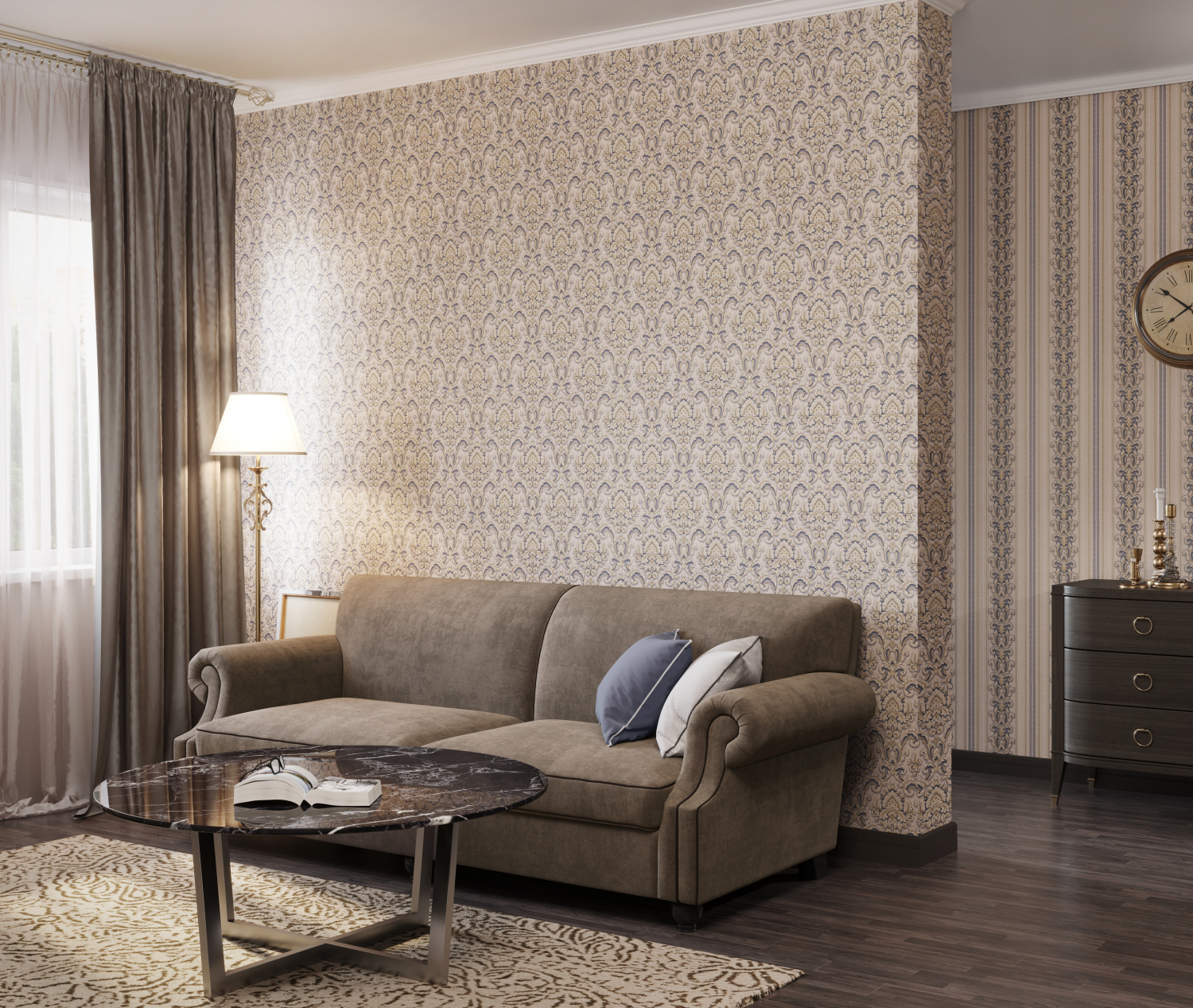 Рулон обоев основа Флизелиновая HC31053-14 Home Color Мин. заказ 6 рулонов HC3105314 - Вид №6