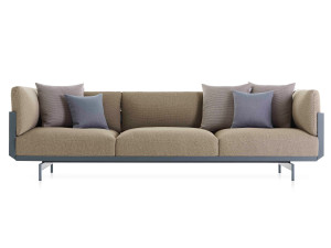 Термокрытая ткань и алюминиевый садовый диван