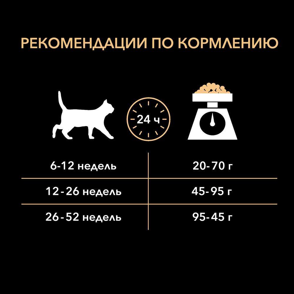 ПР0035304 Корм для котят с чувствительным пищеварением или с особыми предпочтениями в еде, индейка сух. 1,5 кг Pro Plan  - Вид №6
