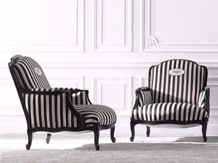 Gianfranco Ferré Home Кресло с обивкой из ткани с подлокотниками  Wel.221.a  - Вид №1