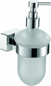 H2016/11CR Sanibano Argos, настенный стеклянный дозатор, цвет хром