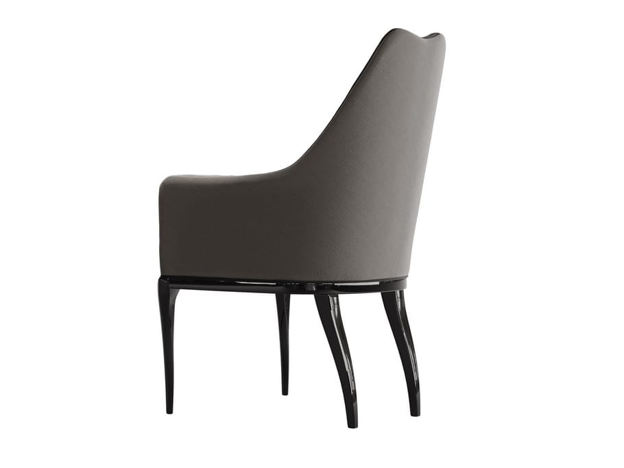 Кожаный мягкий стул с подлокотниками A.R. Arredamenti Victor ARCH-00110940 - Вид №1