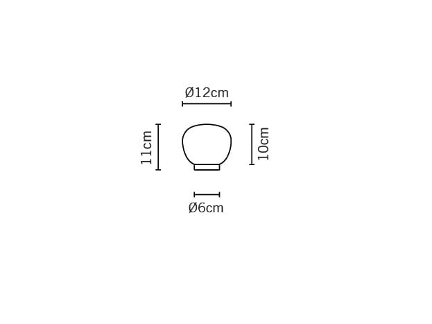 Стеклянная настольная лампа Fabbian Lumi Mochi ARCH-00116008 - Вид №3