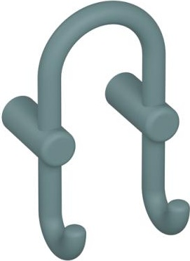 801.90B040 Двойной крючок для гардероба HEWI Edition matt | Polyamid  - Вид №7