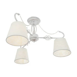 Потолочная люстра IDLamp Vilucchio 556/3PF-Whitepatina IDLAMP VILUCCHIO 184006 Белый