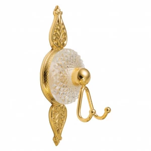 C45-501 C45-501 Настенный двойной крючок КРЫЛО ЛЕБЕДЯ Cristal & Bronze CYGNE AILÉ