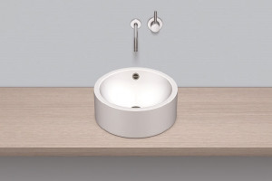 3002200400 Надставная раковина, ab.k400.2, белая, для простого ухода Alape серия K