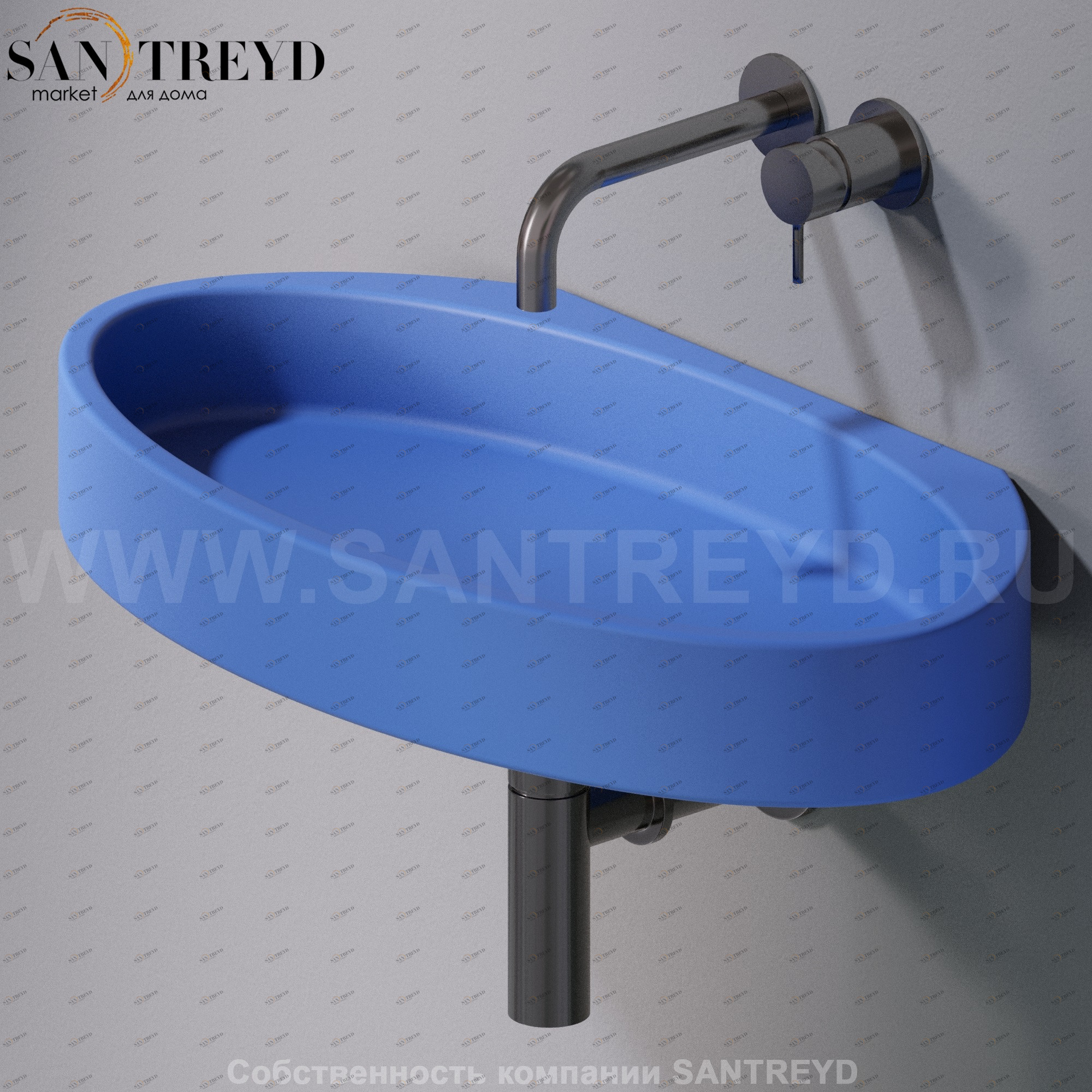 L015T1RPV4.140 Подвесная раковина настенная овальная A. e T. Italia P35 AeT ITALIA