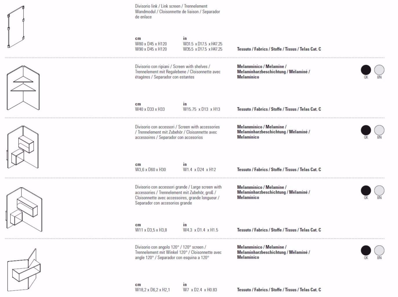 FANTONI Отдельностоящая модульная звукопоглощающая офисная перегородка из ткани Hub sun-id-1366123 - Вид №4