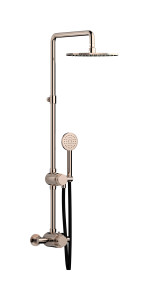 Душевая колонна с термостатом и душевым гарнитуром. WE ARE IB rx800rs Rose Gold Indoor Shower