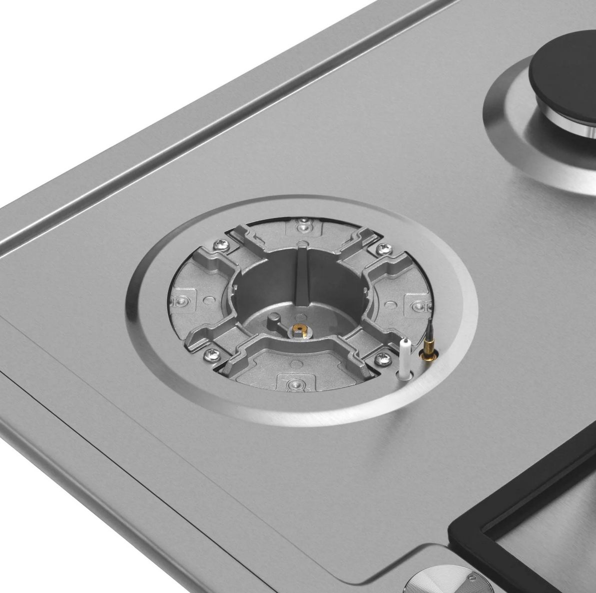 9168783 Газовая варочная поверхность Meferi MGH604IX LIGHT STDN-0139238 - Вид №6