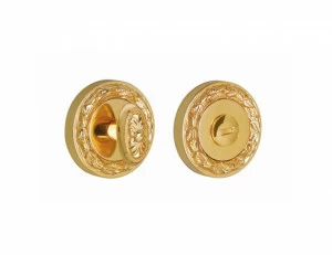 0WC065.6MM.02 Кнопка приватности с аварийной разблокировкой 6 мм Атласное золото 24К