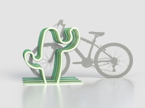 Стойка для велосипедов из оцинкованной стали