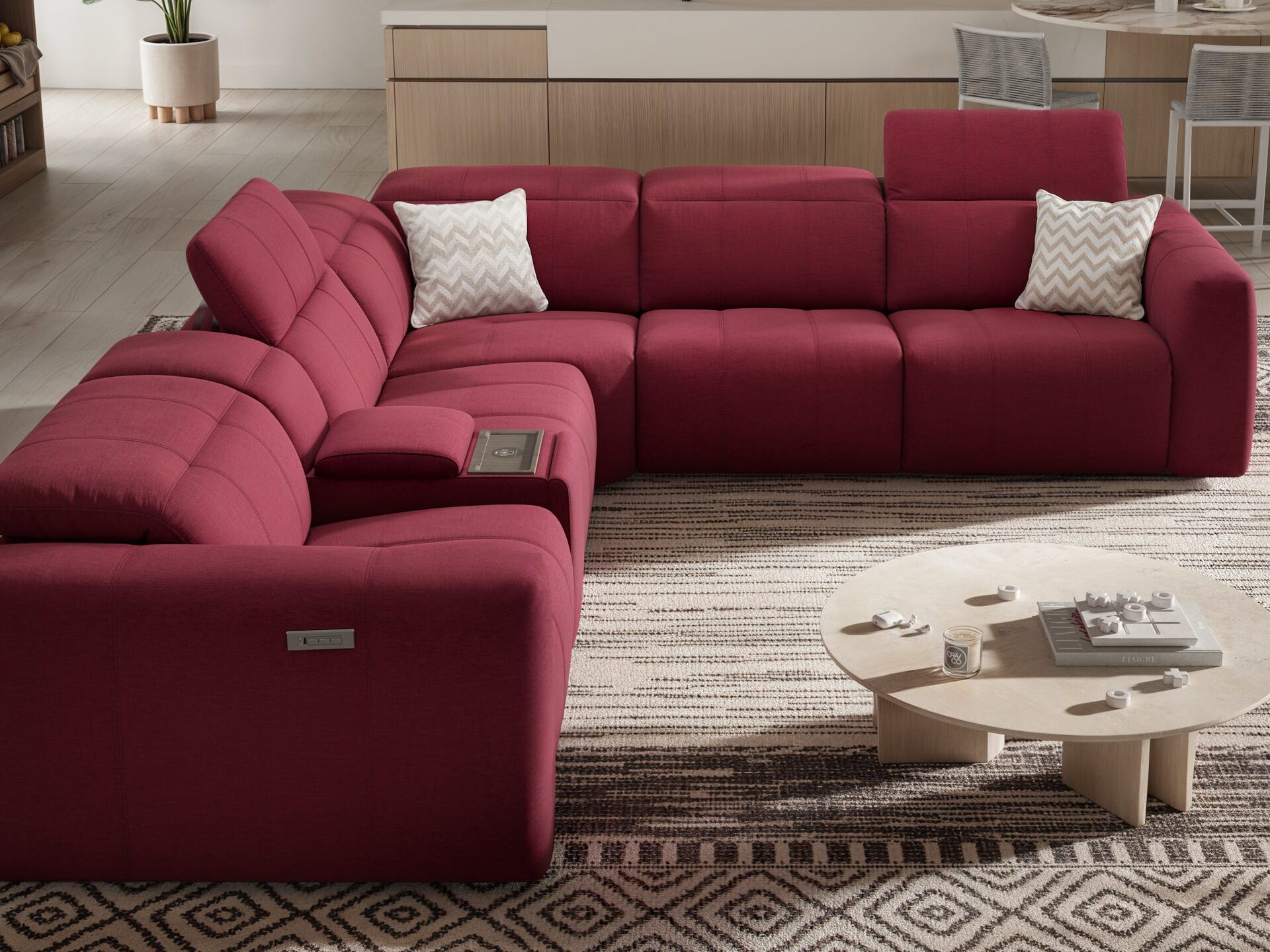 Угловой диван из ткани Sofanella Флорида ARCH-00080727 - Вид №4