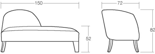 Chaarme Letti Дормез из ткани Dolce vita sun-id-1492321 - Вид №1