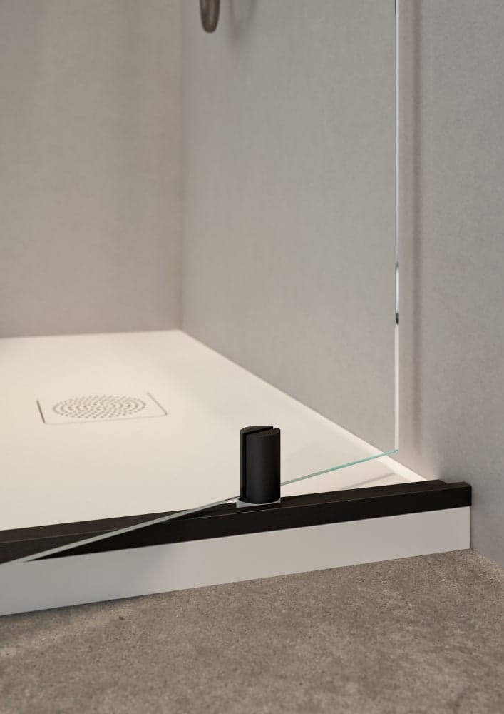 Угловая душевая кабина из хрусталя Agape Plan-a ARCH-00022984 - Вид №4