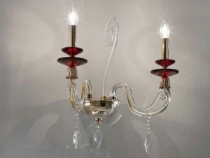 Euroluce Lampadari Настенный светильник из хрусталя с кристаллами swarovski® Aurora