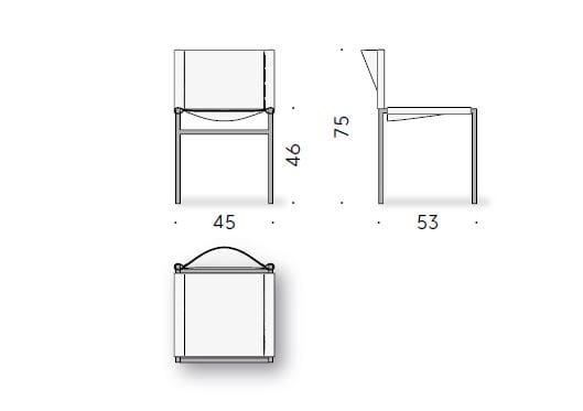 Кожаный стул DE PADOVA Rea ARCH-00067804 - Вид №2