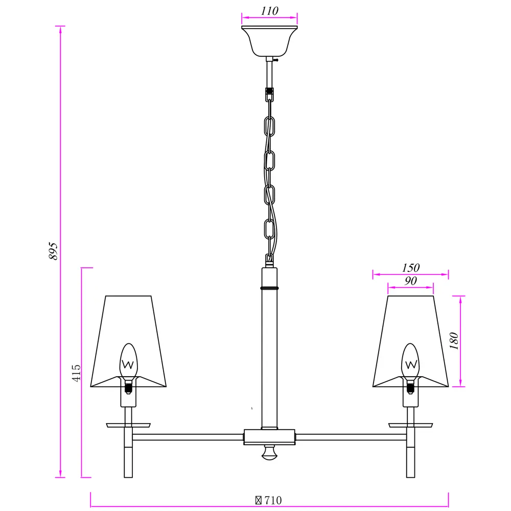 Люстра Arte Lamp Riccardo - 5-рожковая потолочная в черном цвете 89364889 STLM-1387120 - Вид №11