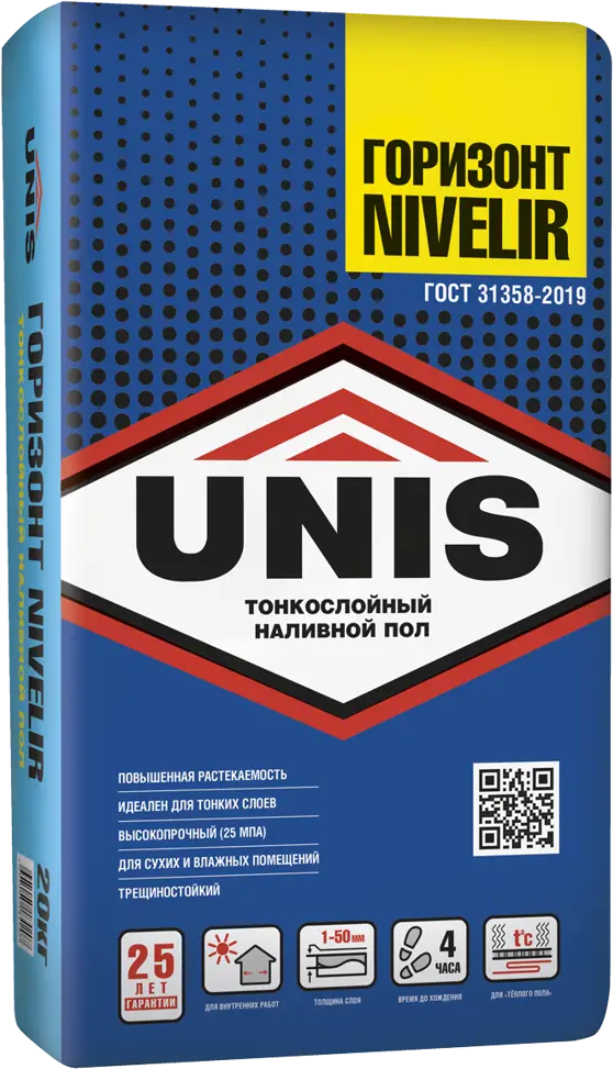 87969301 Наливной пол Unis Горизонт Nivelir 20 кг STLM-1017454