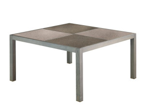 Квадратный низкий журнальный столик из дуба