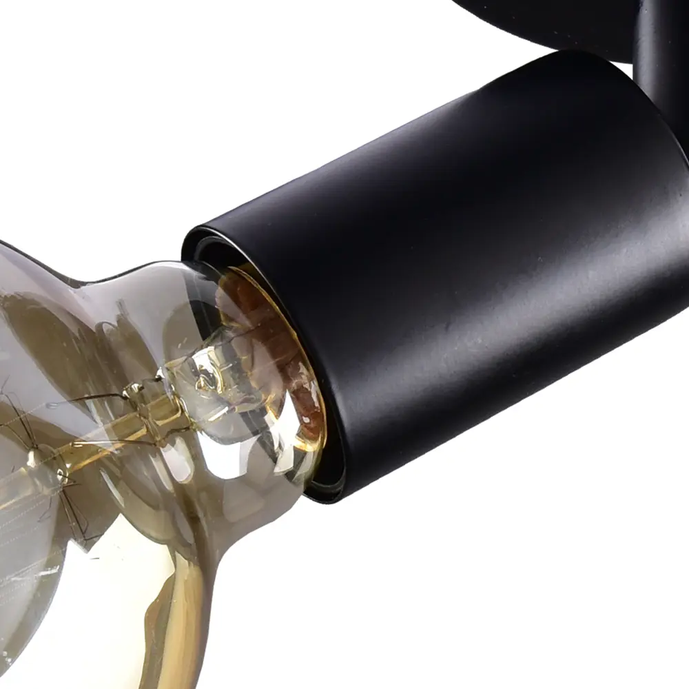 Светильник бра настенный Россвет Реал цвет черный STLM-2137288 - Вид №3