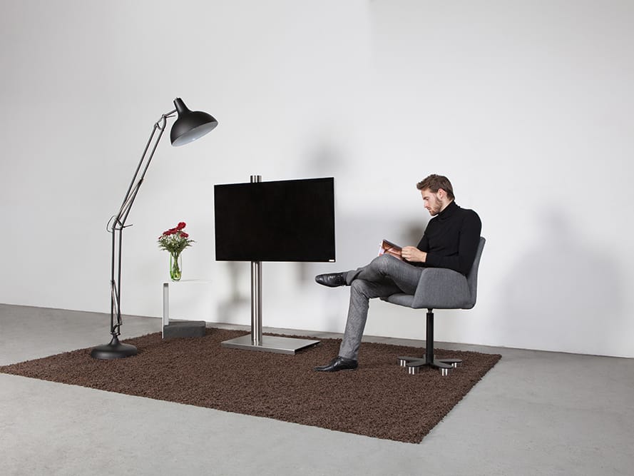 Напольная вращающаяся подставка для монитора / телевизора Wissmann raumobjekte COLUMN ART118-ES ARCH-00118132 - Вид №5