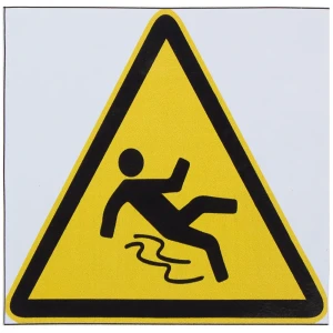 Наклейка маленькая 46 "Осторожно! Скользко"