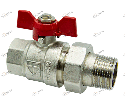 HLV-101227.№.04 Кран шаровой HLV Optima с полусгоном 